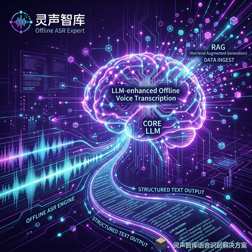 LLM 赋能的离线语音转写：基于 RAG 技术提升特定行业术语识别准确率的实战指南