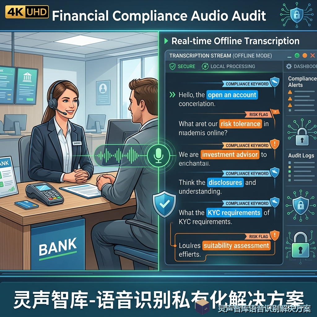 金融语音质检与合规流程图