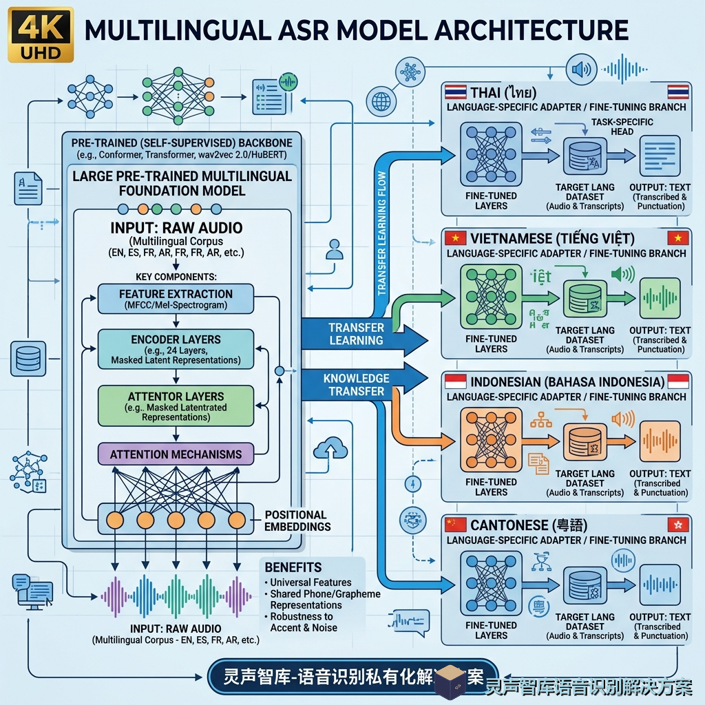 多语种ASR模型演进图