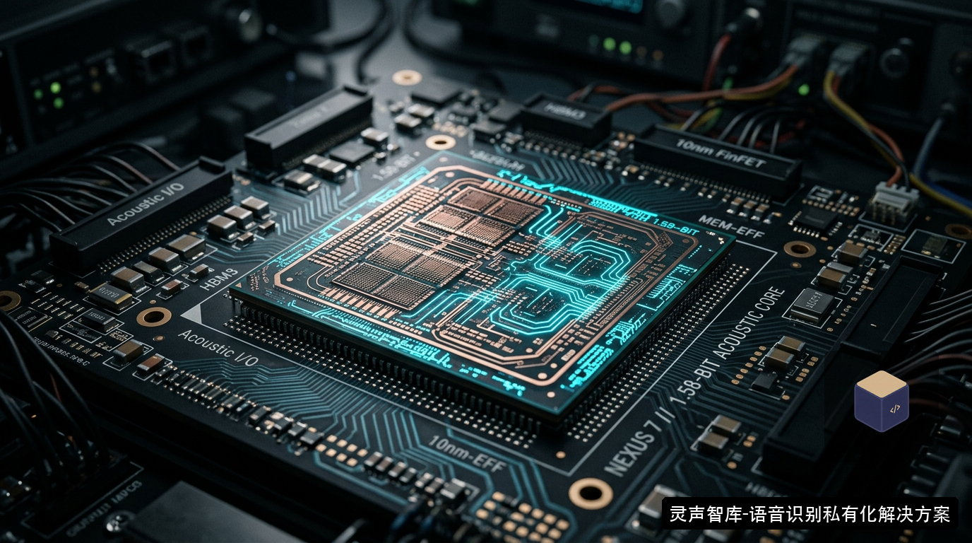 BitNet-Acoustic 1.58-bit 极限三值化算子与低成本声学模型量化加速流水线图