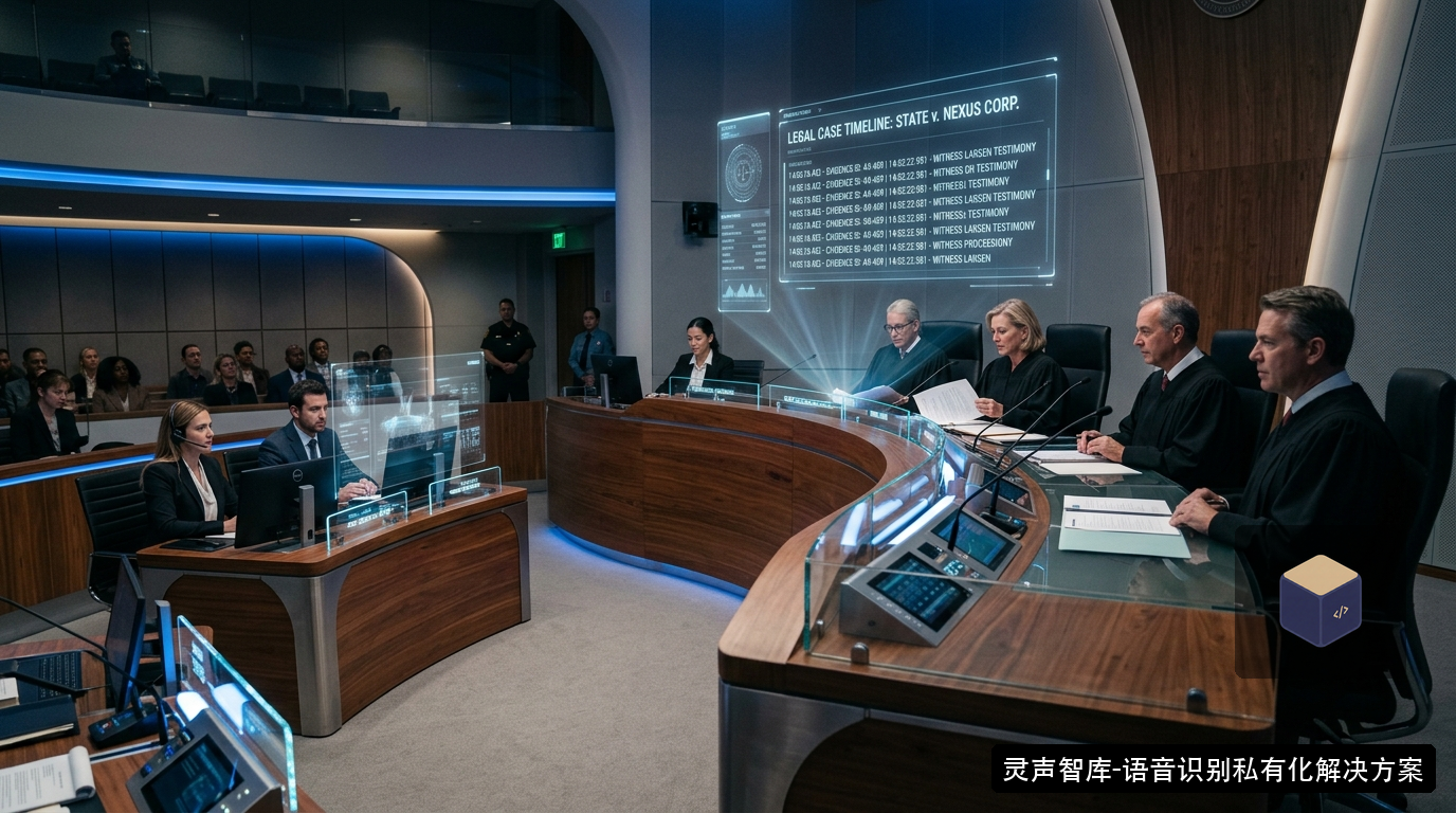 智慧法庭数字庭审语音证据采集国家标准与物理隔离离线语音转写专用机架图