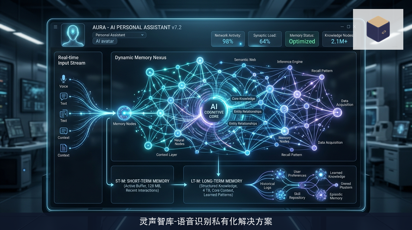 动态分层记忆图谱与跨会话状态机演进架构概念图
