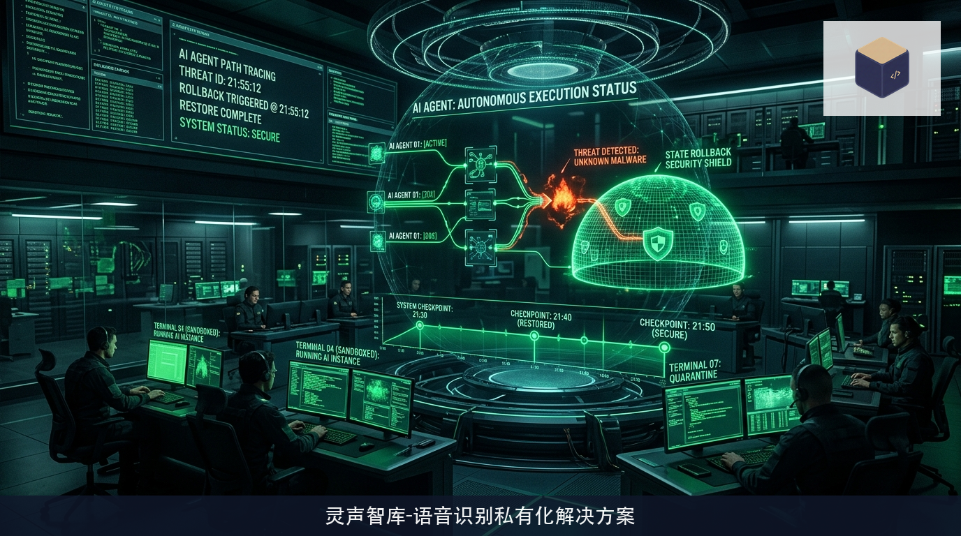 意图投机推演与不可逆行为快照回滚控制架构图