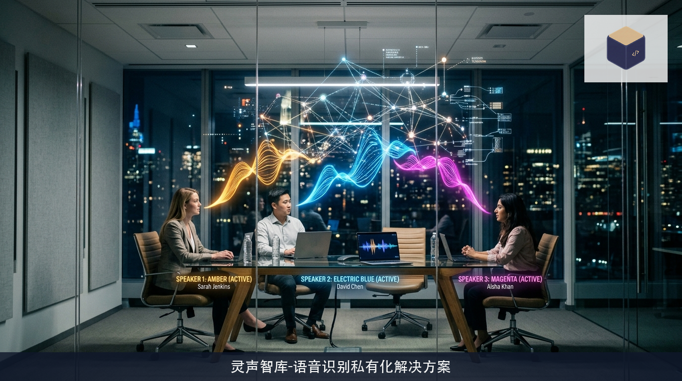 长音频多说话人连续神经重叠分离与因果聚类：复杂多人政企圆桌会议的万行声纹轨迹追踪